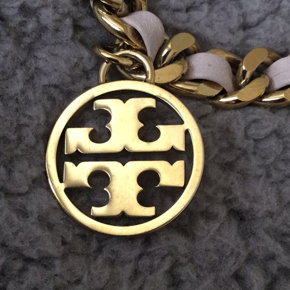 NWT Troy Burch Metallic Leather & Chain Double Wrap Bracelet- 15” With Clasp - Picture 11 of 14